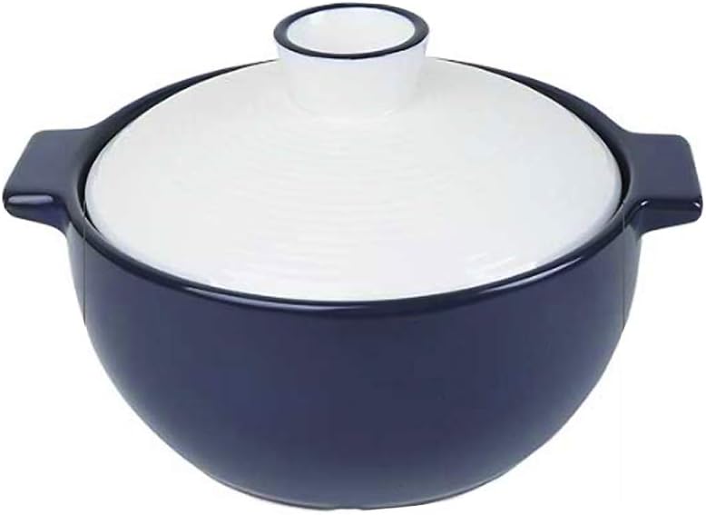 Hankook Chinaware Korean Clay Steam Pot (Areum) with Cover Size S 16cm (8 in with handle)