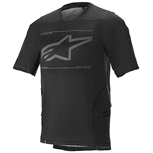 Alpinestars T-Shirt Homme col rond vêtement sportswear de couleur noire