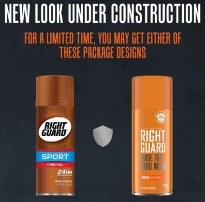 Right-Guard Sport Deodorant Aerosol Spray for Men, Original Scent, 8.5 oz, 2 pack