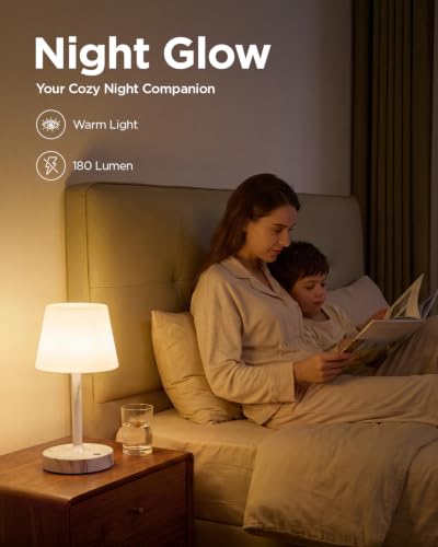 Image of IP65 Waterproof Rechargeable Shower Lamp, Cordless Bathroom Touch Lamps