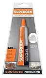 Transparente Supergen - Pegamento trasparente 20ml, paquete de 24 unidades