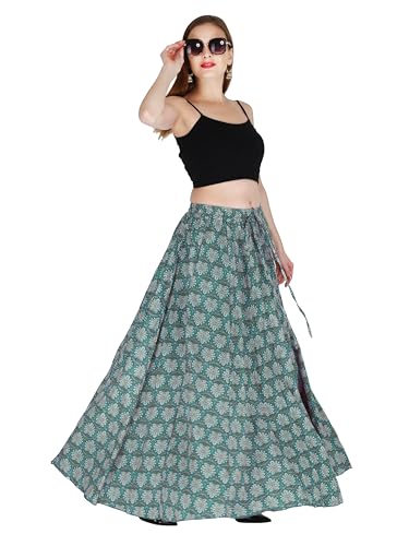 Image of Sttoffa Cotton Printed Women Wear Maxi Long Skirt 40 inch inch Full Length