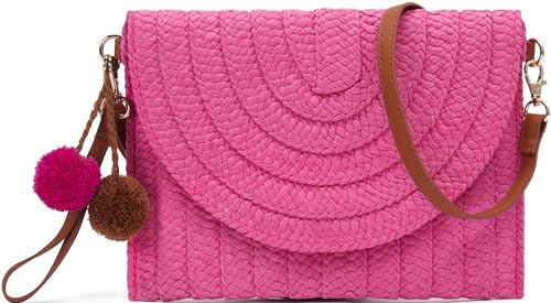 Beach Bags for Women - Summer Straw Bag Cute Woven Tote Purse for Vacation Travel