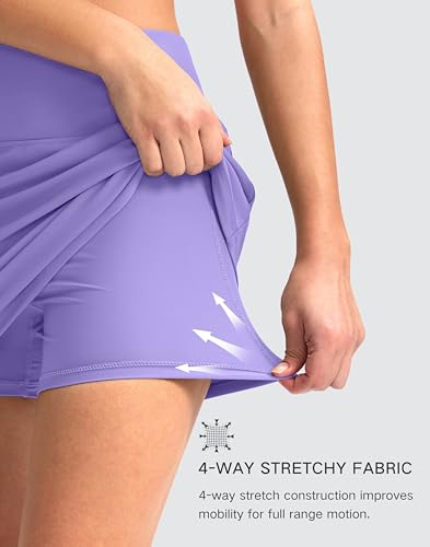 Image of G Gradual Women's 16 inch Swim Skirt with Pockets High Waisted Tummy Control Modest Swimsuit Bathing Suit Bottoms for Women