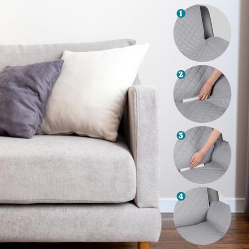 VALICLUD 14 StüCk SchaumstoffstäBe FüR Sofabezug rutschfeste Sofa Fixierleisten 8.46 Zoll Lange Flexible LüCkenfüLler Zum Schutz Und Stabilisierung Von Sofakanten