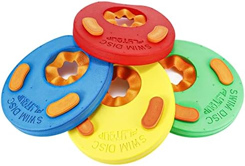 Kids Safety Float Discs Swim Arm Band Set(4Pcs/Set), Kids Swimming Float Discs, Help You BabyLearn to Swim Quickly, Suitable for Aged 1-8, Suitable for Swimming, Beach (Second Generation 4pcs)
