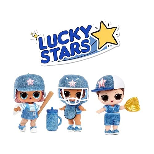 LOL Surprise All-Star Colección Deporte Serie 1, Equipo de béisbol con 12 muñecas, Más de 90 sorpresas, tarjetas coleccionables, ropa y accesorios, Para coleccionar, Edad: 3+ años, Exclusivo en Amazon