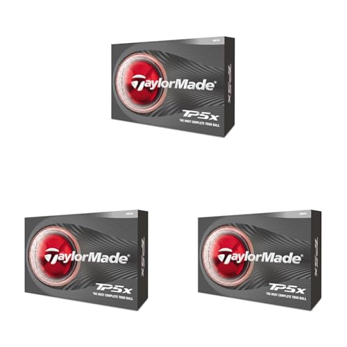 テーラーメイド(TAYLOR MADE) TMJ26 TP5x JPN dz ティーピーファイブ エックス ゴルフボール 2026年モデル ホワイト (× 3)の商品画像（Amazon）