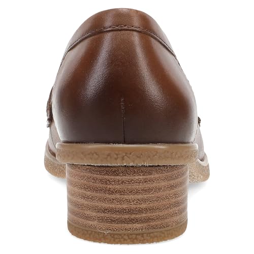 Image of Dansko Danica Heeled Loafer for Women - Waterproof Leather with Rubber Outsole and Leather Stacked Heel for Long-Lasting Style in Any Weather