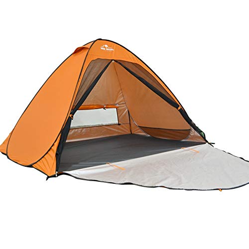 ポップアップテント アウトドア キャンプ ドーム型テント オレンジ ポップアップテント アウトドア キャンプ ドーム型テント オレンジ