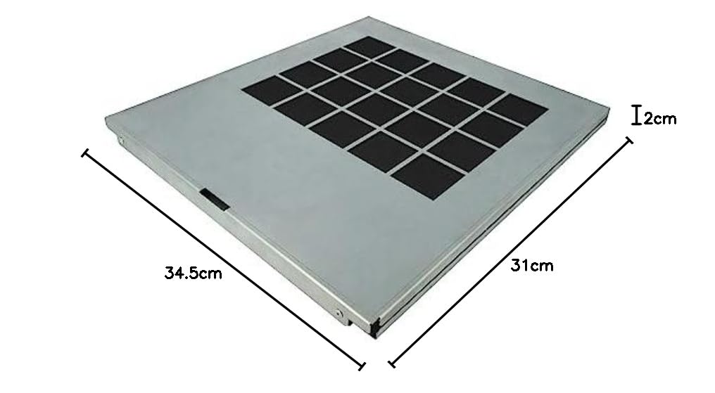 vhbw Aktivkohlefilter Ersatz für Miele DKF 25-1 | DKF 25-R, 10271470 für Dunstabzugshaube - 34,8 x 31 x 2 cm, Regenerierbar
