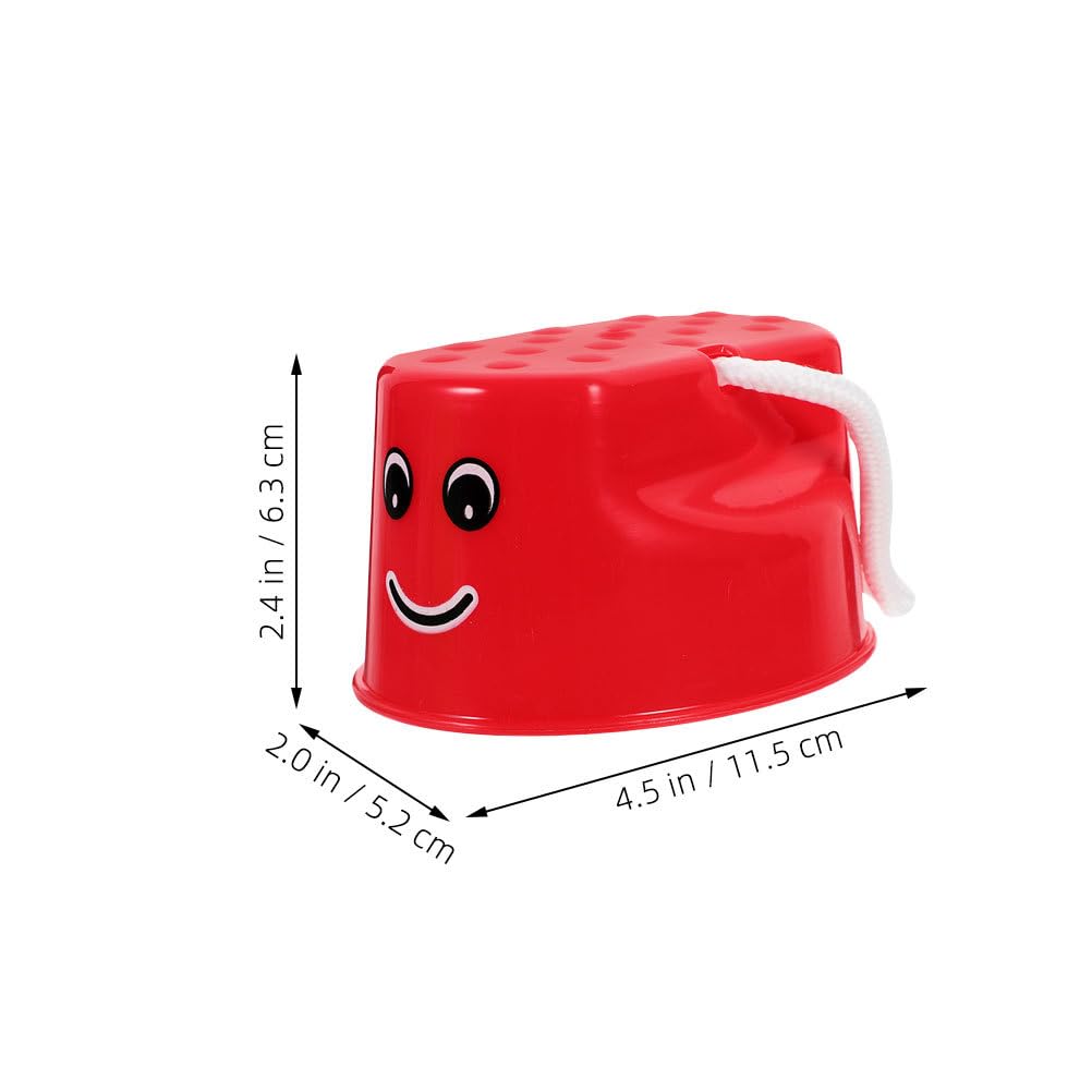 Toyvian 8 Cubos para Caminar: zancos para niños, Cubo de Equilibrio, zancos, Juguete para Juegos de Preescolar, de obstáculos Interior y Exterior.