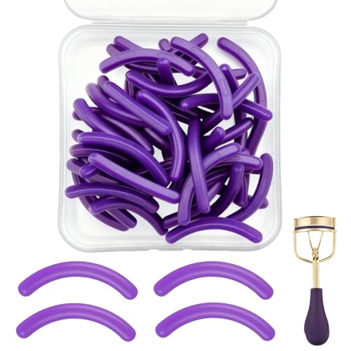 Compaitble with Tarte Picture Perfect Eyelash Curler Refills 36Pack Replacement Rubber Refills Fit for Tarte Eyelash Curler Purple.