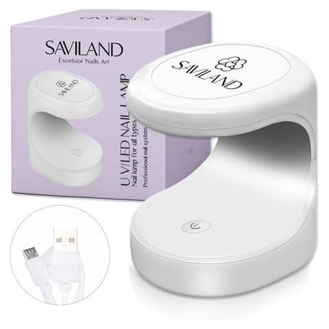 Saviland Mini Nail Lamp - Portable UV/LED Dryer Cover