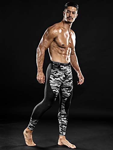 image for DRSKIN Men’s Compression Pants Tights Leggings Sports Baselayer Runn