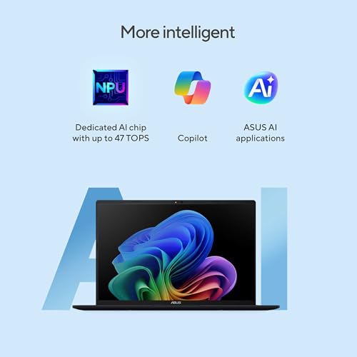 Image of ASUS Vivobook 16 (2026),Smartchoice,Intel Core Ultra 5 325 (Series 3), Intel iGPU,16GB RAM,512GB SSD,FHD+, 16 inch(40 cm),Win11,M365 Basic(1Y),Office 24,Quiet Blue,1.88 kg,X1607AA-MB037WS, Copilot+ AI PC