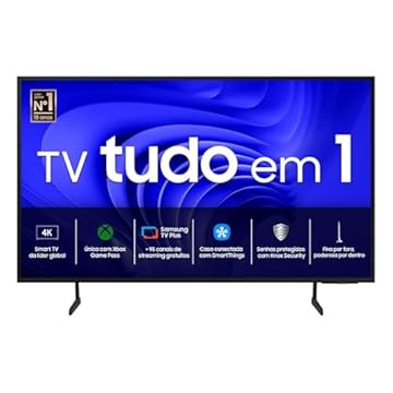 Samsung Smart TV 65" UHD 4K 65DU7700 - Processador Crystal 4K, Gaming Hub