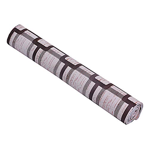 Image of Kuber Industries PVC Wardrobe Kitchen Drawer Shelf Mat 10 Mtr Roll (Brown) -CTKTC028886, Standard