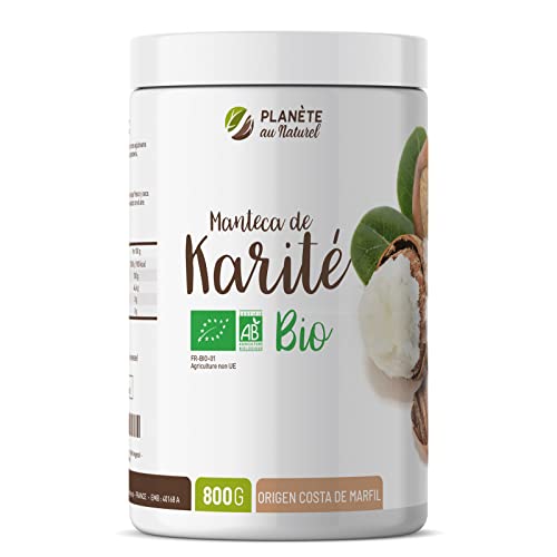 Manteca de Karité Orgánica 800 gr - 100% Vegetal - Uso alimentario