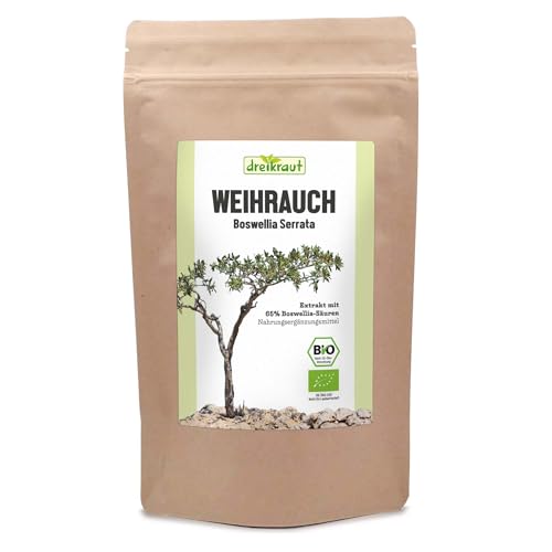 Weihrauchextrakt Pulver, 100g, Boswellia Serrata, 65% Boswelliasäuren, ohne Zusätze