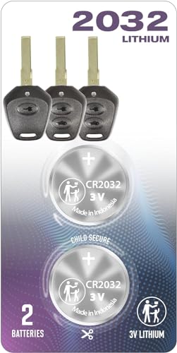 Remote Key Fob Battery OEM CR2032 2032 fits case Shell