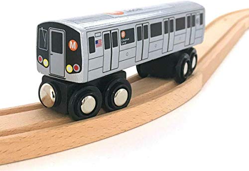 Munipals MP01-110M Wooden Subway M Train NYC MTA Nassau Street Local R160 Car