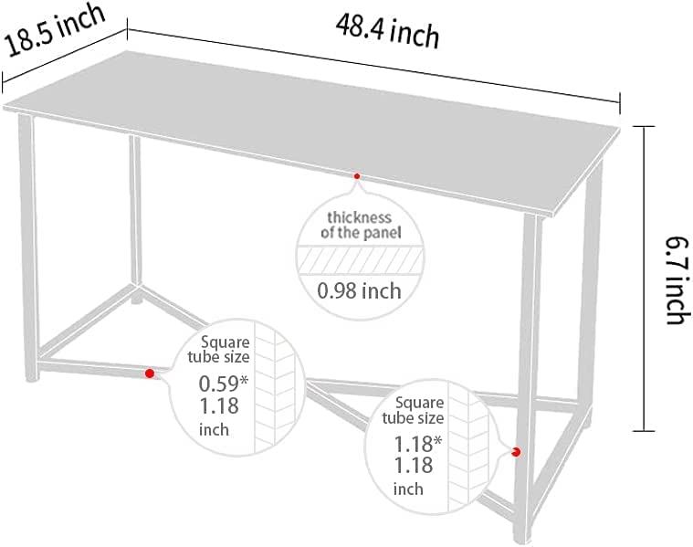 INDIAN DECOR XL4217 Flower Bar Table Metal Frame, Multi-Functional Desk for Dining Living Room, Industrial Furniture,Rustic Black 4