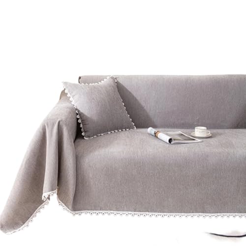 ソファーカバー 防水 傷防止 爪とぎ防止 長方形 大判 犬猫対策 マルチカバー 北欧風 ソファーシーツ おしゃれ 犬猫用 ブランケット 柔らかい ト 多機能 防塵カバー ソファー ソファー保護 マルチクロス シンプル 四季通用 (45×45の枕カバー,エレ