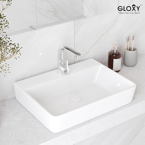 Image of GLOXY Premium Brass Spindle Swan Neck Kitchen Sink Tap with 360 Degree Swivel Spout Lotus Lever with Chrome Finish - Deck Mounted Wash Basin Tap for Kitchen Sink & Bathroom with 10 Years Warranty