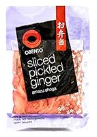 Obento Pink Sliced Pickled Ginger Amazu Shoga, 100 ml