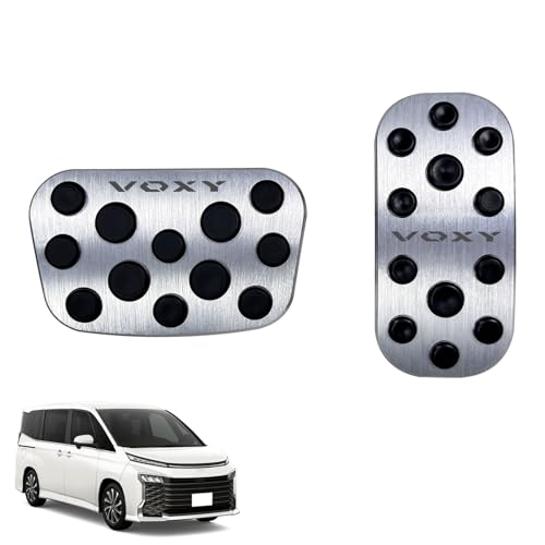 SUVVNE(スウ?ニ) ヴォクシー90系 ノア 90系 アルミペダル 工具不要 VOXY MZRA90W MZRA95W ZWR90W ZWR95W 90系(2022年1月-現行) 専用設計 ブレーキ アクセル カバー 防キズ 防汚れ 滑り止め 内装パー