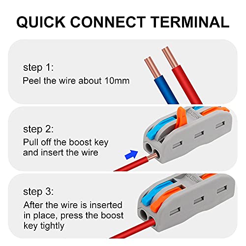 120W Voltage Regulator Buck Converter 48V Step-Down to 12V 10A Waterproof Voltage Reducer for Golf Cart Power Module LED Strip Light (36V/48V to 12V 20A)