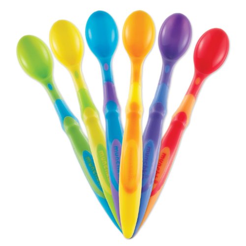Munchkin 6 Pack Soft-Tip Infant Spoon (Pack of 3)