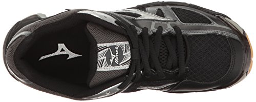Mizuno Women's Wave Bolt 6 Volleyball Shoes, Black/Silver, 6 B US - Thumbnail 5