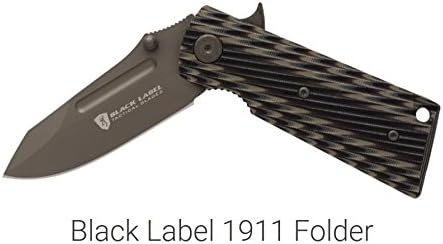 Browning Black Label 1911 Grip Folder Kicker Opening Knife