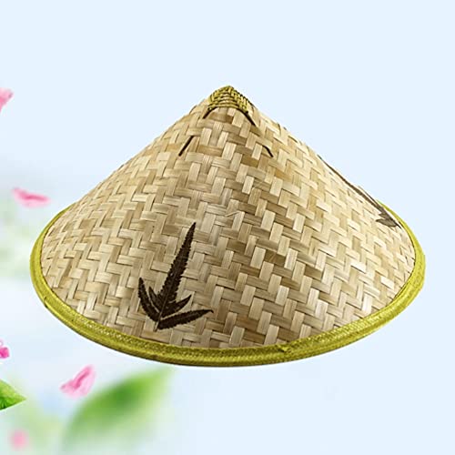 BESPORTBLE Chinês Chapéus Chapéu de Palha Chapéu Coolie Japonês Asiático Agricultor Chapéu DIY Acess