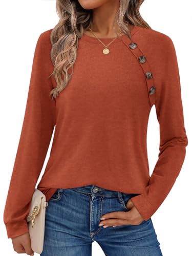 Zeagoo Womens Long Sleeve Shirts Casual Tunic Tops Fall Fashion...