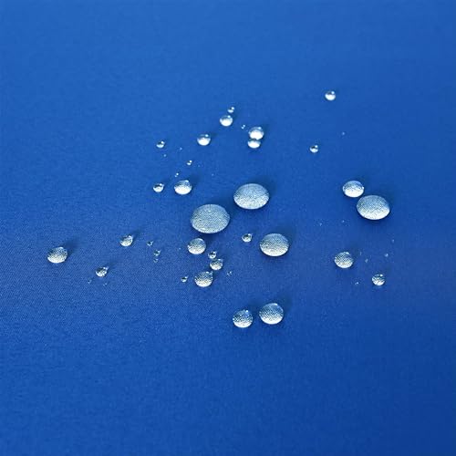 Image of FOLINS&HOME Royal Blue 4ft Fitted Water Resistant Tablecloth with Spandex