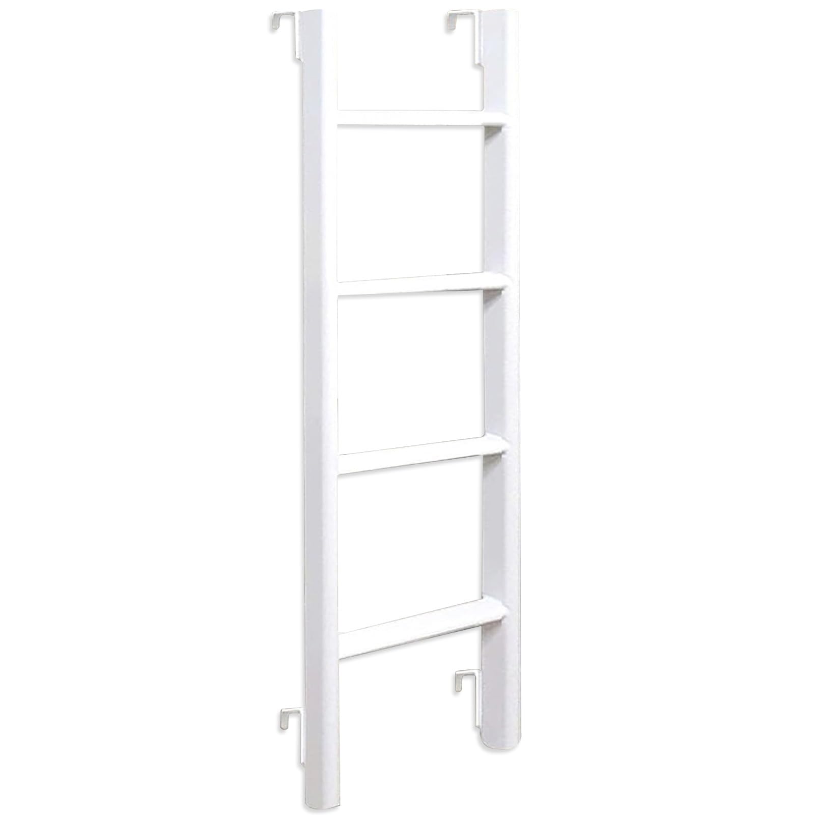 Escalera universal blanca para litera de autocaravana con ganchos estables