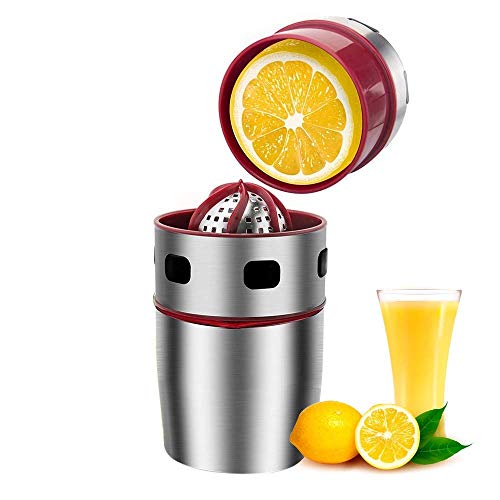 L-DiscountStore Presse-Agrumes Presse Citron Presse-Citron Manuel Portable en Acier Inoxydable