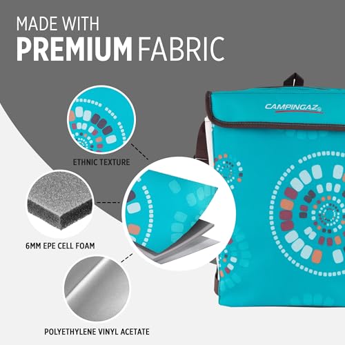 Image of Campingaz Ethnic MiniMaxi Soft Cooler Bag I Keeps The ice up to 7 Hours