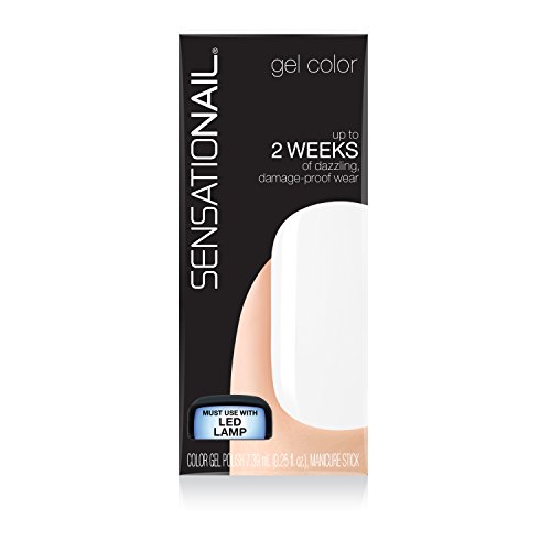 SensatioNail Color Gel Polish White Lily .25 oz