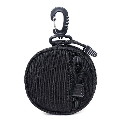 KODENOR Hunting EDC Pack Pouch 1000D Tactical Molle Utility Functional Bag Practical Coin Purse Outdoor Military Key Earphone Pouches (Color : TP001-Type 1 Black) Cover