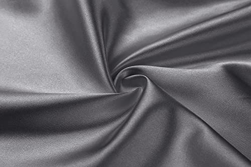 Image of Women's Pure Short Silky Robes Bridesmaid Bride Party Satin Robes Sleepwear
