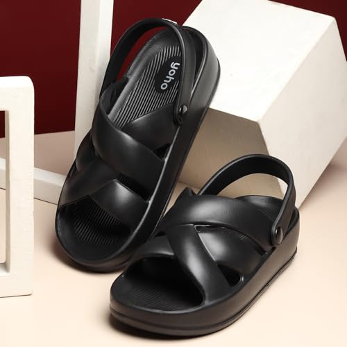 Image of YOHO Wanderz Clogs for Women | Soft EVA Cushioned Footbed | Lightweight with Bold Sole, Waterproof