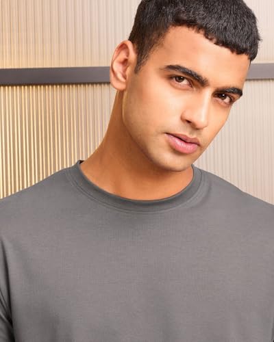Image of Wellbi Bamboo Men's Tshirt - Ultra-Soft, Breathable & Sustainable | Premium Cotton Blend for Supreme Comfort | Stylish & Eco-Friendly T-Shirt for Men | Tshirt Men Cotton
