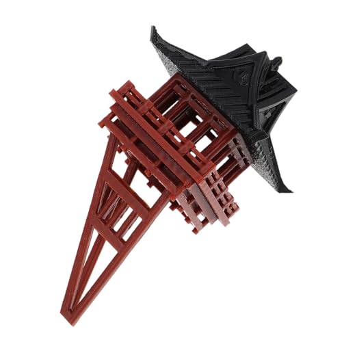 ERINGOGO Statue De Jardin De Fées Maison De Fées De Jardin Décoration Asiatique Extérieure Pavillon Chinois Mini pour Aquarium Terrarium Et Micro-Paysage