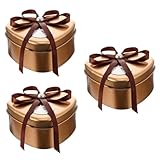 Boîte à bijoux en métal : boîtes à biscuits de mariage parfaites pour emballer des biscuits des bonbons faits maison, comme boîte d'emballage de bonbons de fête.