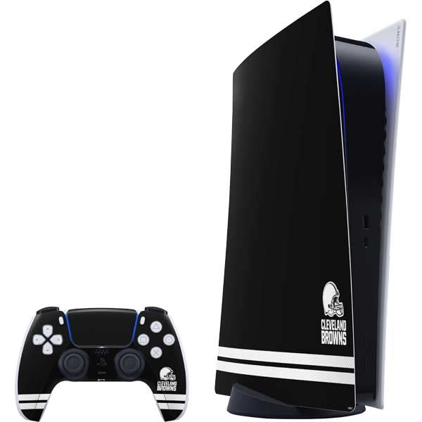 Skinit Decal Gaming Skin Compatible with PS5 Digital Edition Bundle - Officially Licensed NFL Cleveland Browns Shutout Design