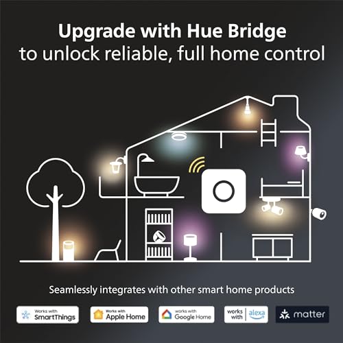 Image of Philips Hue Lightguide TR125 Triangle Smart LED Bulb - Handblown Glass - Color Changing Light - Compatible with Amazon Alexa, Apple HomeKit and Google Assistant - Bluetooth and Hue Bridge Compatible